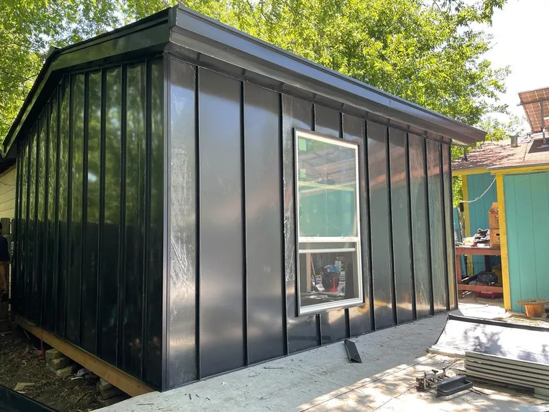 Black standing seam metal wall panels for Metal Roof Installation in East Caln